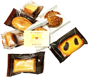 手作りの洋菓子の画像